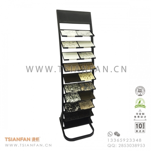 精品-石英石落地架样品架-规格板展示柜-可以定做