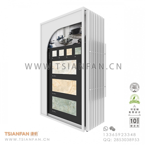 瓷砖抽拉展柜-抽屉式样板架-方便拆装