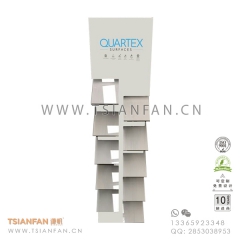 新款-铁板烤漆石英石展架-人造石落地展示架-源头工厂