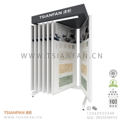 抛光砖翻页柜-瓷砖展厅翻页式展示架-尺寸定做