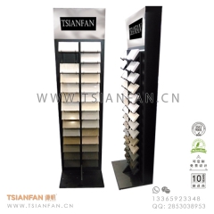 新款-木头材质人造石展架-岗石展架-物美价廉
