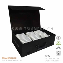 人造石翻盖样板盒，黑色石英石样板盒，质量可靠