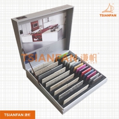 石材翻盖样品箱
