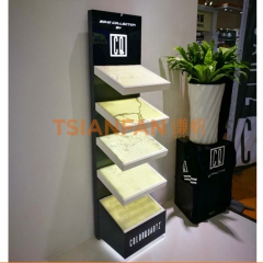 新款灯光石材展架