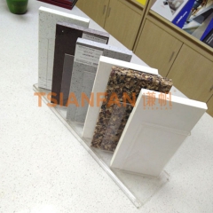 微晶石台面架-大理石石瓷砖样品陈列架-亚克力材质