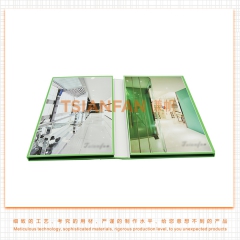 人造石样板盒-石英石4折页样品册-纸板材质