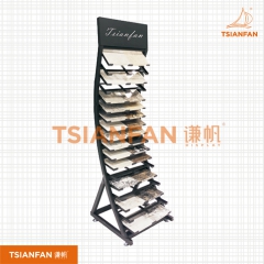 订做-人造石弧形展示架-可拆装石材展架-新款上市