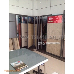 陶瓷翻页展示架-旋转式瓷砖展具-出口品质