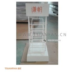 白色烤漆-天然石展架-大理石石材建材小货架
