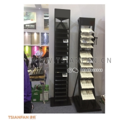定制批发-石英石展示架柜-石材展架设计-优惠促销