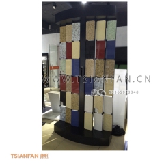 定做-石英石落地架展架-落地式石材展架-图片实拍