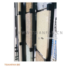 定做-石英石落地架展架-落地式石材展架-图片实拍