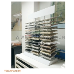 定做-亚克力人造石展架-微晶石展示架