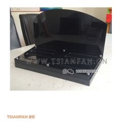 微晶石架子-石英石建材样品展览货架-定制