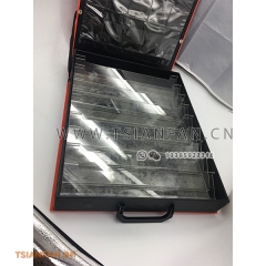 岗石翻盖样品箱
