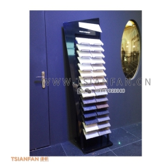 长期提供-石英石展示架-石材样品展厅-可以定做