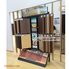 木地板翻页架子-塑胶地板翻页展示架-量大优惠